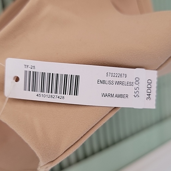 Soma Enbliss Wireless Sz 34 DDD Color Is Warm Amber - Picture 6 of 9